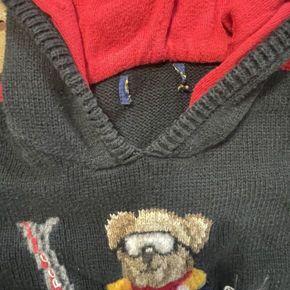 Polo Ralph Lauren Ski Bear Preppy Embroidered Hoodie Sweatshirt S Boys Youth - Picture 5 of 9